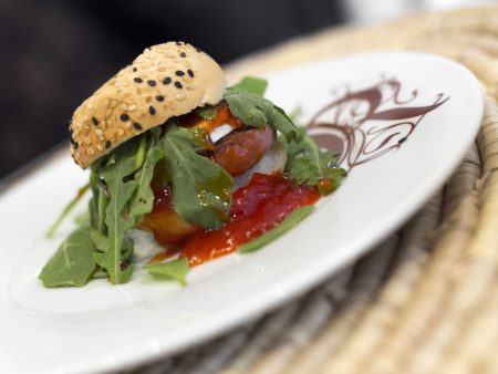 Mini hamburguesa de presa ibérica
